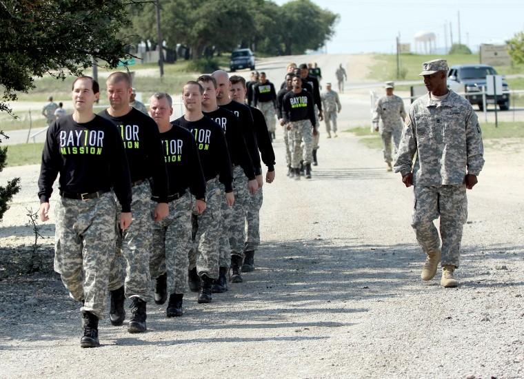 Baylor Men's Basketball Visit Fort Hood